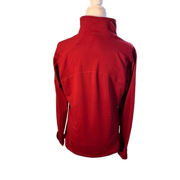 REI Women's Red Quarter-Zip Sweatshirt - Picture 4 of 8